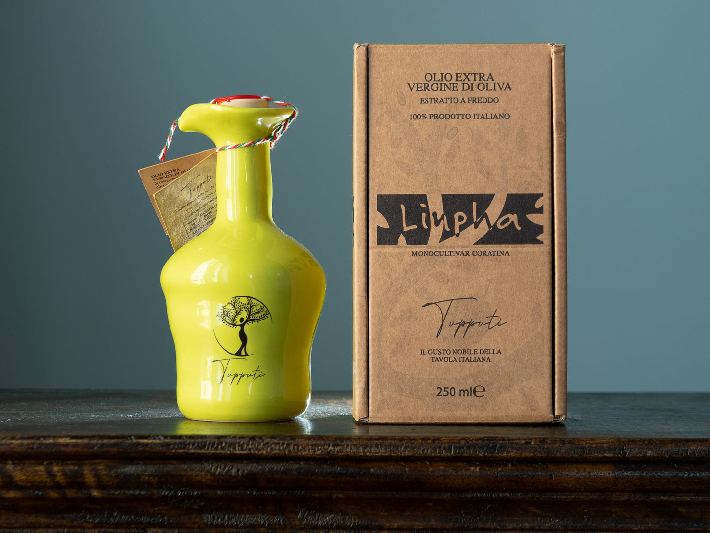 LINPHA OLIO EXTRA VERGINE DI OLIVA  Agricola Tupputi -  Bottiglia Verde cl.250