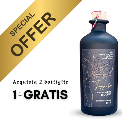 2+1 GRATIS. EVO Agricola Tupputi Bottiglia VETRO cl.500